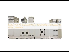 Αποξηρατήρας τροχών με αποξηρατήρα πλήρως καθαρού αέρα με τροφοδοσία αέρα T≤20C, RH≤20%