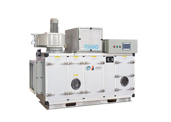 3000CMH Πλήρως αυτόματο έλεγχο PLC Βιομηχανικός αφυδατωτής περιστροφικού ξηραντικού με HMI