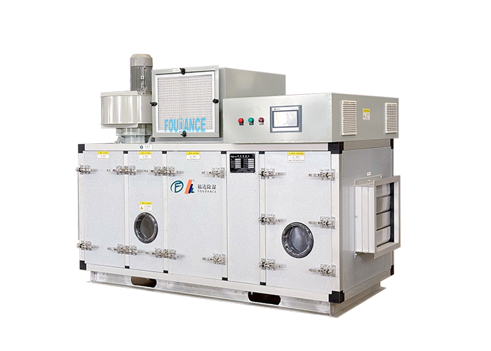 3000CMH Πλήρως αυτόματο έλεγχο PLC Βιομηχανικός αφυδατωτής περιστροφικού ξηραντικού με HMI